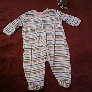 Vitamins Baby One Piece Footed Pajamas